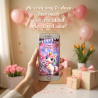 Download for last-minute wishes. Cute Ecard for women, girls, and children. Virtual Bday Gift convenience.