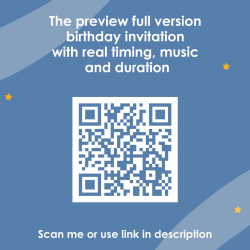 QR-код для перегляду повної відео-презентації анімованого вітання у стилі Єдинорога