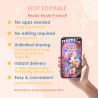 Important Note: This is a Non-Editable, Finished Product. Purchase includes the final Ready To Send Card.