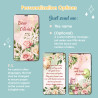 Custom personalization: Add her Name and a short personal greeting to create a unique digital gift.