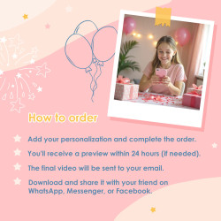 How to order: Provide name and optional message. Get your custom 3D MP4 cat video within 24-48 hours.